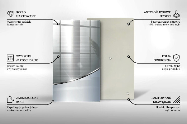 Cubre encimera Patrón de abstracción de metal