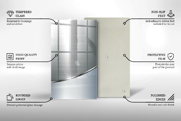 Cubre encimera Patrón de abstracción de metal