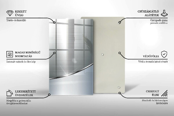 Cubre encimera Patrón de abstracción de metal