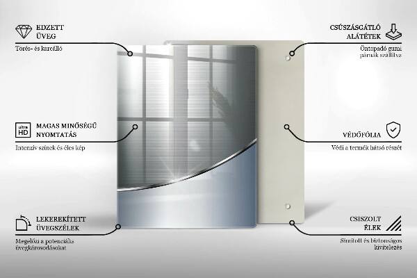 Cubre encimera Patrón de abstracción de metal