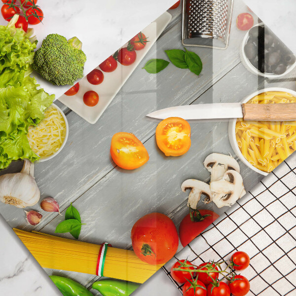 Cubre vitrocerámica comida de cocina