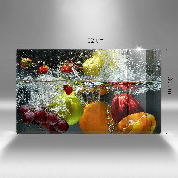 Cubre vitrocerámica Fruta jugosa en agua.