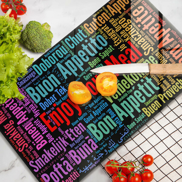 Cubre vitrocerámica Subtítulos Buen provecho idiomas