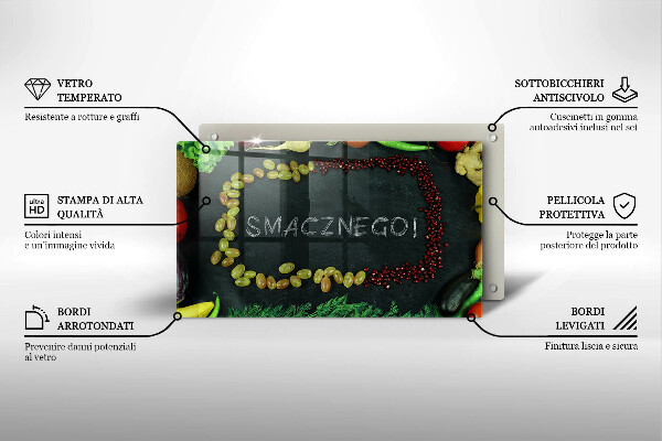 Cubre vitrocerámica Smacznego!