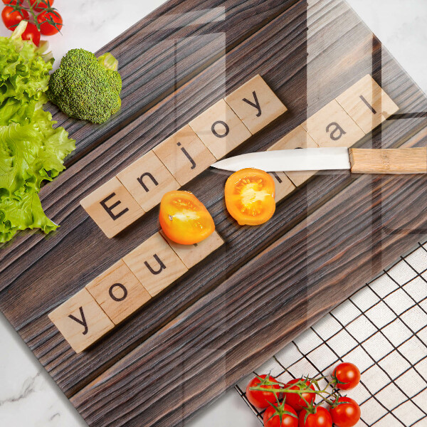 Cubre vitrocerámica Enjoy your meal