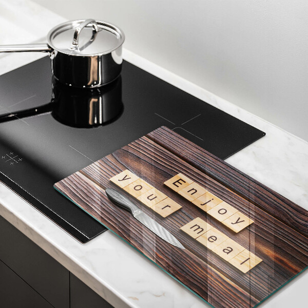 Cubre vitrocerámica Enjoy your meal