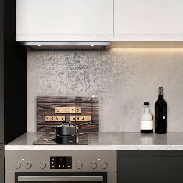 Cubre vitrocerámica Enjoy your meal