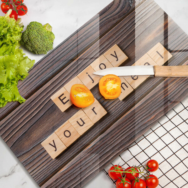 Cubre vitrocerámica Enjoy your meal