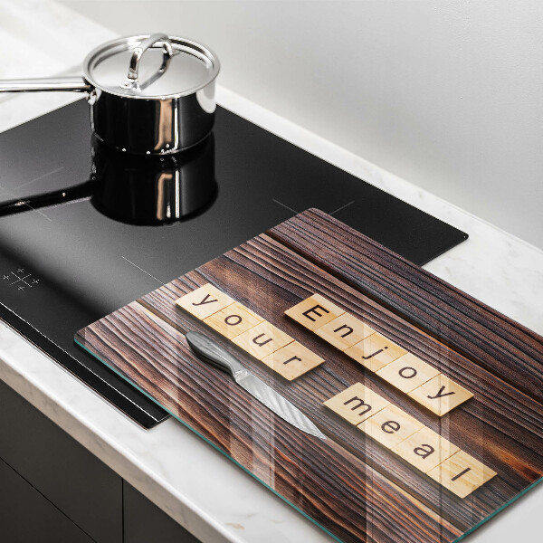 Cubre vitrocerámica Enjoy your meal