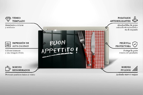 Cubre vitrocerámica Buon Appetito!