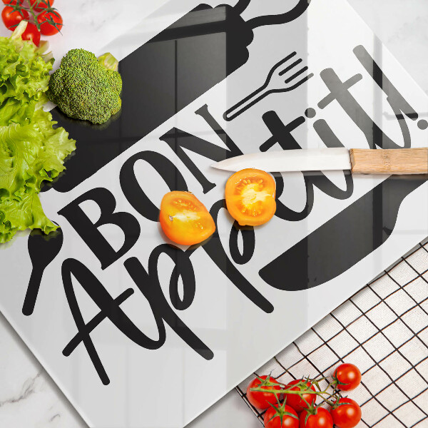 Cubre vitrocerámica Inscripción de Bon Appetit