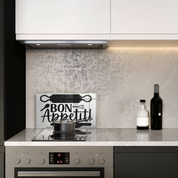 Cubre vitrocerámica Inscripción de Bon Appetit
