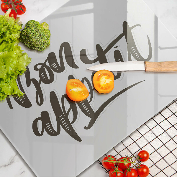 Cubre vitrocerámica Iscrizione Bon Appetit