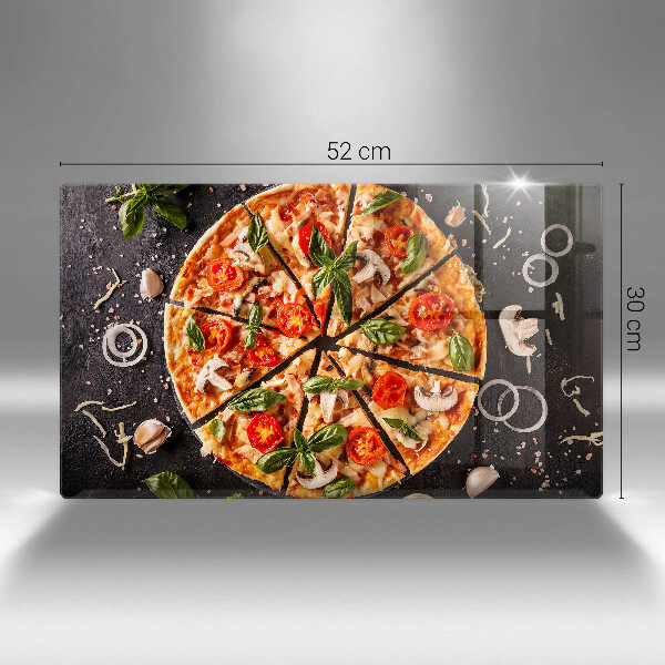 Cubre vitrocerámica Pizza con champiñones