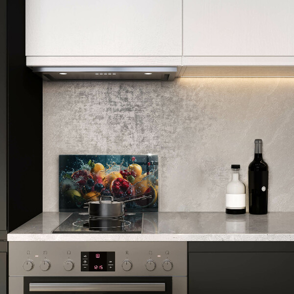 Cubre vitrocerámica frutas en agua