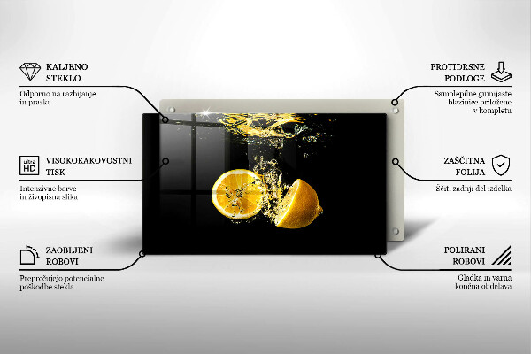 Cubre vitrocerámica Jugosas frutas de limón