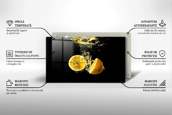 Cubre vitrocerámica Jugosas frutas de limón