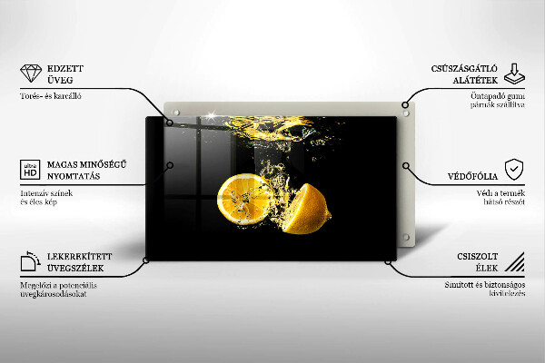 Cubre vitrocerámica Jugosas frutas de limón