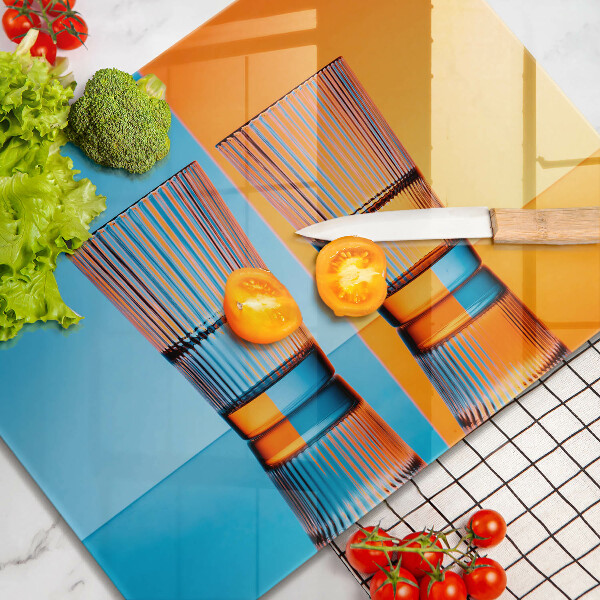 Cubre vitrocerámica Dos vasos de agua