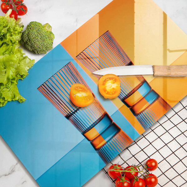 Cubre vitrocerámica Dos vasos de agua