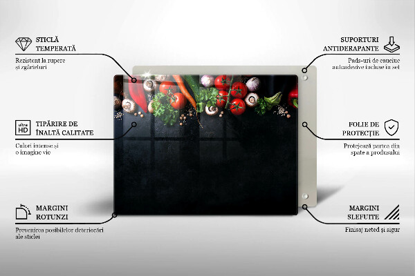 Cubre vitrocerámica Verduras coloridas