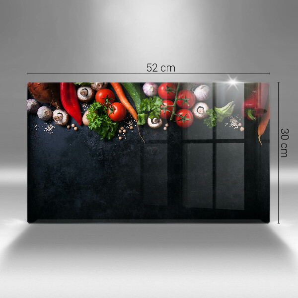 Cubre vitrocerámica Verduras coloridas