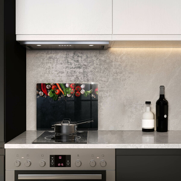 Cubre vitrocerámica Verduras coloridas