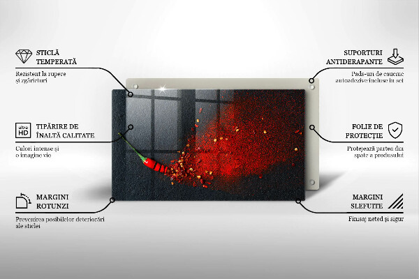 Cubre vitrocerámica Pimiento picante