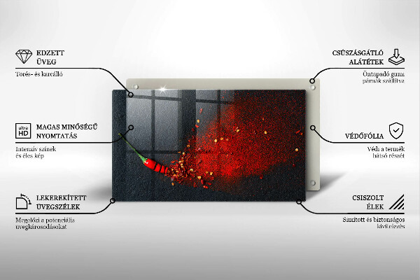 Cubre vitrocerámica Pimiento picante
