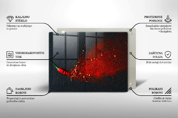 Cubre vitrocerámica Pimiento picante