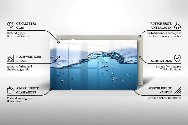 Cubre vitrocerámica Agua Azul