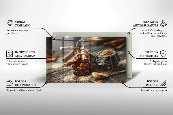 Cubre vitrocerámica vainas de vainilla