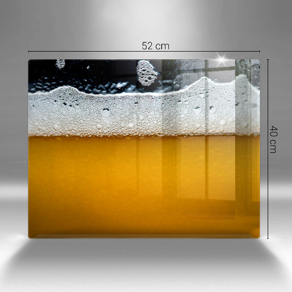 Cubre vitrocerámica Beber espuma de cerveza