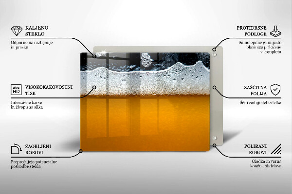 Cubre vitrocerámica Beber espuma de cerveza