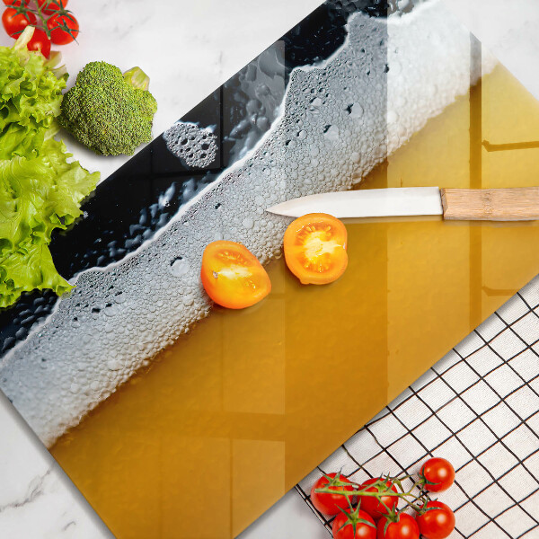 Cubre vitrocerámica Beber espuma de cerveza