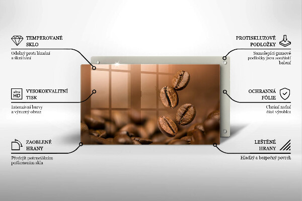 Cubre vitrocerámica Granos de café