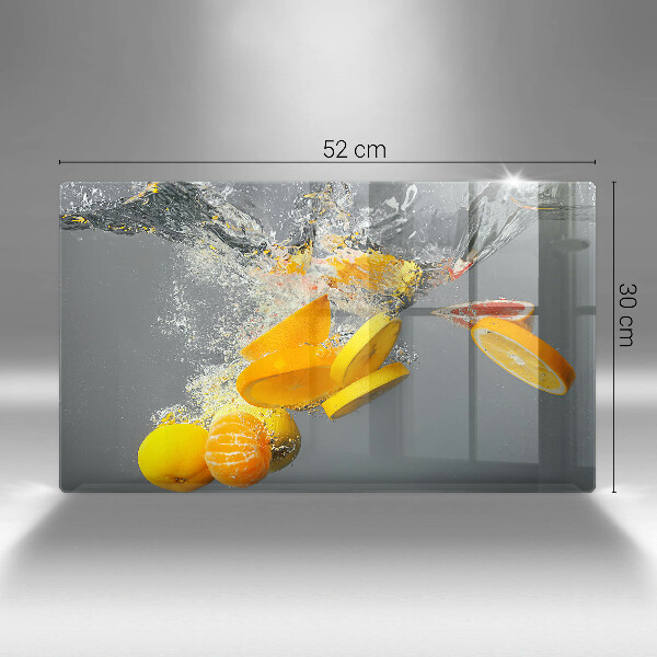 Cubre vitrocerámica limones en agua