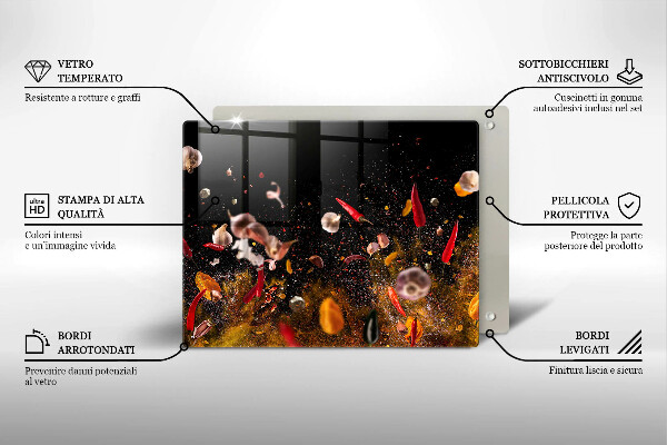 Cubre vitrocerámica especias picantes