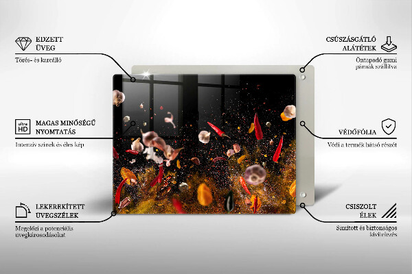 Cubre vitrocerámica especias picantes