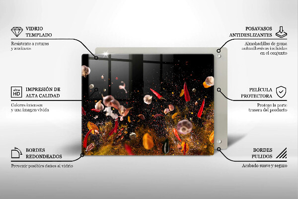 Cubre vitrocerámica especias picantes