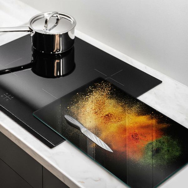 Cubre vitrocerámica Especias coloridas