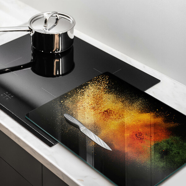 Cubre vitrocerámica Especias coloridas