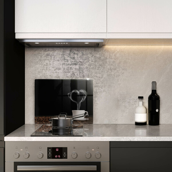 Cubre vitrocerámica Corazón de taza de café