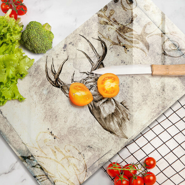 Cubre vitrocerámica Ilustración de animales ciervos