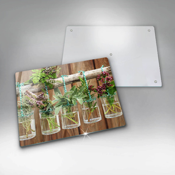 Cubre vitrocerámica Plantas de hierbas vintage