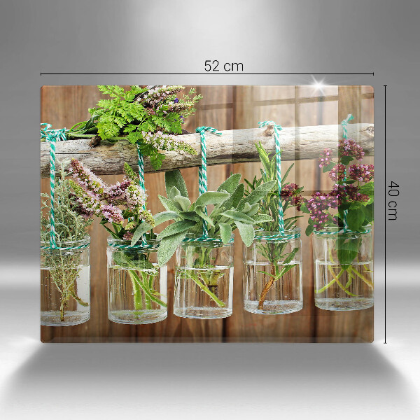 Cubre vitrocerámica Plantas de hierbas vintage