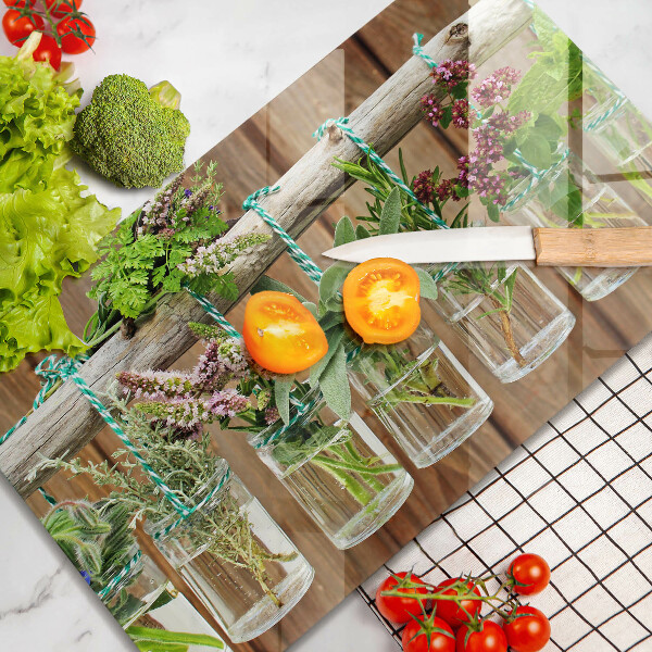 Cubre vitrocerámica Plantas de hierbas vintage