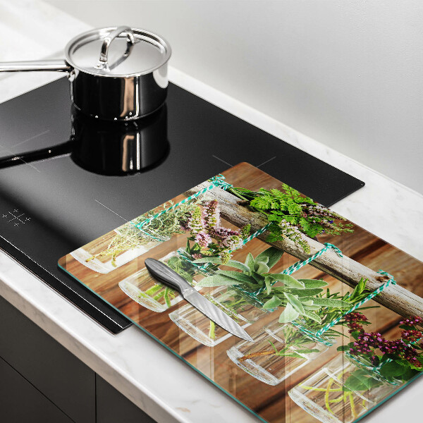 Cubre vitrocerámica Plantas de hierbas vintage