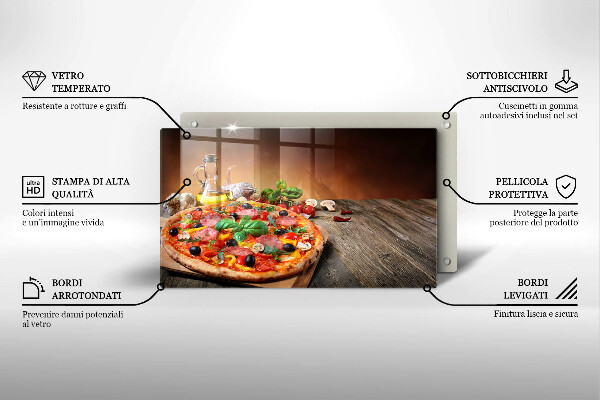 Cubre vitrocerámica pizza italiana