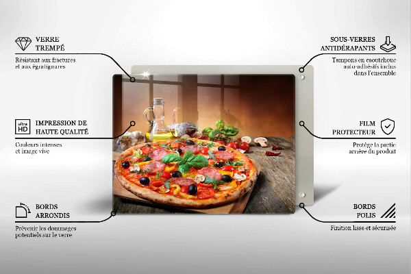 Cubre vitrocerámica pizza italiana